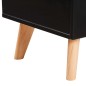 vidaXL Mueble para el televisor 120x40x46 cm MDF negro vidaXL Mueble para el televisor 120x40x46 cm MDF negro