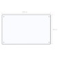 vidaXL Protector contra salpicaduras cocina vidrio templado 100x60 cm vidaXL Protector contra salpicaduras cocina vidrio templado 100x60 cm