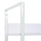 vidaXL Estantería de 3 niveles madera ingeniería blanco 60x27,6x90,5cm vidaXL Estantería de 3 niveles madera ingeniería blanco 60x27,6x90,5cm