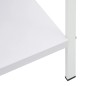 vidaXL Estantería de 3 niveles madera ingeniería blanco 60x27,6x90,5cm vidaXL Estantería de 3 niveles madera ingeniería blanco 60x27,6x90,5cm