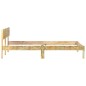vidaXL Estructura de cama de madera maciza reciclada 120x200 cm