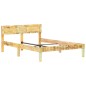 vidaXL Estructura de cama de madera maciza reciclada 120x200 cm