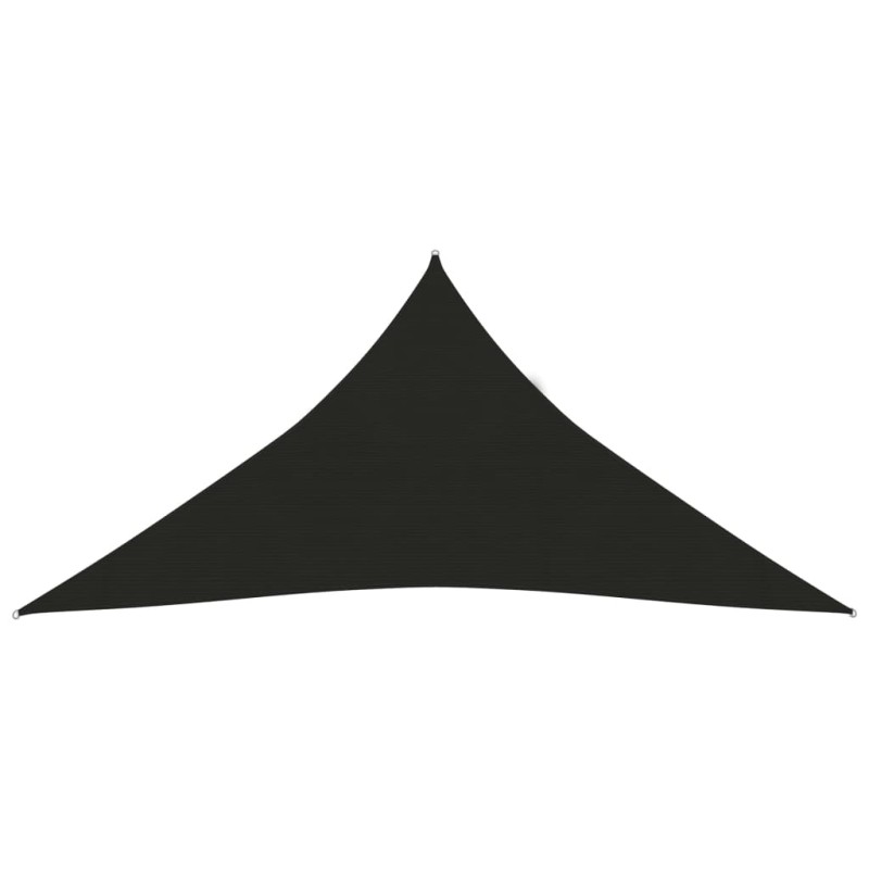 vidaXL Toldo de vela HDPE negro 160 g/m² 3x3x3 m vidaXL Toldo de vela HDPE negro 160 g/m² 3x3x3 m