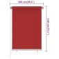 vidaXL Persiana enrollable de jardín HDPE rojo 100x140 cm vidaXL Persiana enrollable de jardín HDPE rojo 100x140 cm
