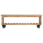 vidaXL Mueble para TV madera de mango rugosa 130x30x42 cm vidaXL Mueble para TV madera de mango rugosa 130x30x42 cm