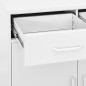 vidaXL Armario almacenamiento acero blanco 80x35x101,5 cm vidaXL Armario almacenamiento acero blanco 80x35x101,5 cm