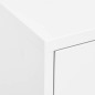 vidaXL Armario almacenamiento acero blanco 80x35x101,5 cm vidaXL Armario almacenamiento acero blanco 80x35x101,5 cm