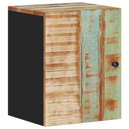 vidaXL Armario de baño de pared madera maciza reciclada 38x33x48 cm