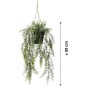 Emerald Esparraguera artificial colgante en maceta 50 cm Emerald Esparraguera artificial colgante en maceta 50 cm