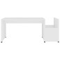vidaXL Mesa de centro madera contrachapada blanco 90x45x35 cm vidaXL Mesa de centro madera contrachapada blanco 90x45x35 cm