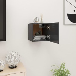 vidaXL Mueble de salón de pared gris 30,5x30x30 cm