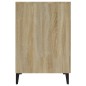 vidaXL Escritorio madera contrachapada color roble Sonoma 140x50x75 cm vidaXL Escritorio madera contrachapada color roble Sonoma 140x50x75 cm