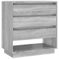 vidaXL Aparador de madera contrachapada gris Sonoma 70x41x75 cm vidaXL Aparador de madera contrachapada gris Sonoma 70x41x75 cm