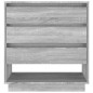 vidaXL Aparador de madera contrachapada gris Sonoma 70x41x75 cm vidaXL Aparador de madera contrachapada gris Sonoma 70x41x75 cm