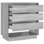 vidaXL Aparador de madera contrachapada gris Sonoma 70x41x75 cm vidaXL Aparador de madera contrachapada gris Sonoma 70x41x75 cm