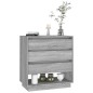 vidaXL Aparador de madera contrachapada gris Sonoma 70x41x75 cm vidaXL Aparador de madera contrachapada gris Sonoma 70x41x75 cm