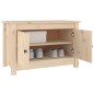 vidaXL Mueble zapatero de madera maciza de pino 70x38x45,5 cm vidaXL Mueble zapatero de madera maciza de pino 70x38x45,5 cm
