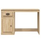 vidaXL Escritorio con cajón madera contrachapada roble 115x50x75 cm vidaXL Escritorio con cajón madera contrachapada roble 115x50x75 cm