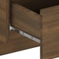 vidaXL Mesita de noche de pared 2 uds marrón oble vidaXL Mesita de noche de pared 2 uds marrón oble