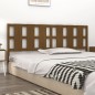 vidaXL Cabecero de cama madera maciza de pino marrón miel 205x4x100 cm vidaXL Cabecero de cama madera maciza de pino marrón miel 205x4x100 cm