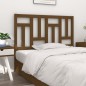 vidaXL Cabecero de cama madera maciza pino marrón miel 125,5x4x100 cm vidaXL Cabecero de cama madera maciza pino marrón miel 125,5x4x100 cm