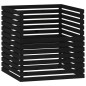 vidaXL Compostador de madera maciza de pino negro 100x100x102 cm vidaXL Compostador de madera maciza de pino negro 100x100x102 cm