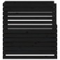 vidaXL Compostador de madera maciza de pino negro 100x100x102 cm vidaXL Compostador de madera maciza de pino negro 100x100x102 cm