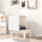 vidaXL Casa para gatos de madera maciza de pino blanco 60x36x60 cm vidaXL Casa para gatos de madera maciza de pino blanco 60x36x60 cm
