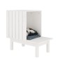 vidaXL Casa para gatos de madera maciza de pino blanco 60x36x60 cm vidaXL Casa para gatos de madera maciza de pino blanco 60x36x60 cm