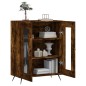 vidaXL Aparador de madera de ingeniería roble ahumado 69,5x34x90 cm vidaXL Aparador de madera de ingeniería roble ahumado 69,5x34x90 cm