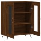vidaXL Aparador de madera de ingeniería marrón roble 69,5x34x90 cm vidaXL Aparador de madera de ingeniería marrón roble 69,5x34x90 cm