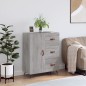 vidaXL Aparador de madera de ingeniería gris Sonoma 69,5x34x90 cm vidaXL Aparador de madera de ingeniería gris Sonoma 69,5x34x90 cm