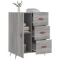 vidaXL Aparador de madera de ingeniería gris Sonoma 69,5x34x90 cm vidaXL Aparador de madera de ingeniería gris Sonoma 69,5x34x90 cm