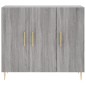 vidaXL Aparador de madera de ingeniería gris Sonoma 90x34x80 cm vidaXL Aparador de madera de ingeniería gris Sonoma 90x34x80 cm