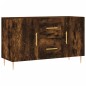 vidaXL Aparador madera de ingeniería roble ahumado 100x36x60 cm vidaXL Aparador madera de ingeniería roble ahumado 100x36x60 cm