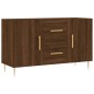 vidaXL Aparador de madera de ingeniería roble marrón 100x36x60 cm vidaXL Aparador de madera de ingeniería roble marrón 100x36x60 cm