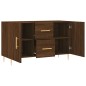 vidaXL Aparador de madera de ingeniería roble marrón 100x36x60 cm vidaXL Aparador de madera de ingeniería roble marrón 100x36x60 cm