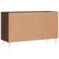 vidaXL Aparador de madera de ingeniería roble marrón 100x36x60 cm vidaXL Aparador de madera de ingeniería roble marrón 100x36x60 cm