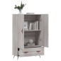 vidaXL Aparador alto madera de ingeniería gris Sonoma 69,5x31x115 cm vidaXL Aparador alto madera de ingeniería gris Sonoma 69,5x31x115 cm
