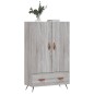 vidaXL Aparador alto madera de ingeniería gris Sonoma 69,5x31x115 cm vidaXL Aparador alto madera de ingeniería gris Sonoma 69,5x31x115 cm