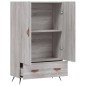 vidaXL Aparador alto madera de ingeniería gris Sonoma 69,5x31x115 cm vidaXL Aparador alto madera de ingeniería gris Sonoma 69,5x31x115 cm