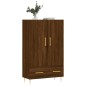 vidaXL Aparador alto madera de ingeniería roble marrón 69,5x31x115 cm vidaXL Aparador alto madera de ingeniería roble marrón 69,5x31x115 cm