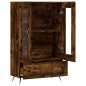 vidaXL Aparador alto madera de ingeniería roble ahumado 69,5x31x115 cm vidaXL Aparador alto madera de ingeniería roble ahumado 69,5x31x115 cm