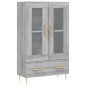vidaXL Aparador alto madera de ingeniería gris Sonoma 69,5x31x115 cm vidaXL Aparador alto madera de ingeniería gris Sonoma 69,5x31x115 cm