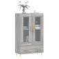vidaXL Aparador alto madera de ingeniería gris Sonoma 69,5x31x115 cm vidaXL Aparador alto madera de ingeniería gris Sonoma 69,5x31x115 cm