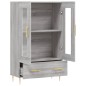 vidaXL Aparador alto madera de ingeniería gris Sonoma 69,5x31x115 cm vidaXL Aparador alto madera de ingeniería gris Sonoma 69,5x31x115 cm