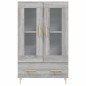 vidaXL Aparador alto madera de ingeniería gris Sonoma 69,5x31x115 cm vidaXL Aparador alto madera de ingeniería gris Sonoma 69,5x31x115 cm