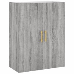 vidaXL Armario de pared gris Sonoma 69,5x34x90 cm