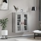 vidaXL Armario de pared gris Sonoma 69,5x34x90 cm vidaXL Armario de pared gris Sonoma 69,5x34x90 cm