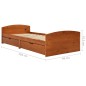 vidaXL Estructura de cama 2 cajones madera pino marrón miel 90x200 cm vidaXL Estructura de cama 2 cajones madera pino marrón miel 90x200 cm